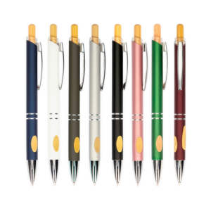 9078 - Caneta metálica emborrachada